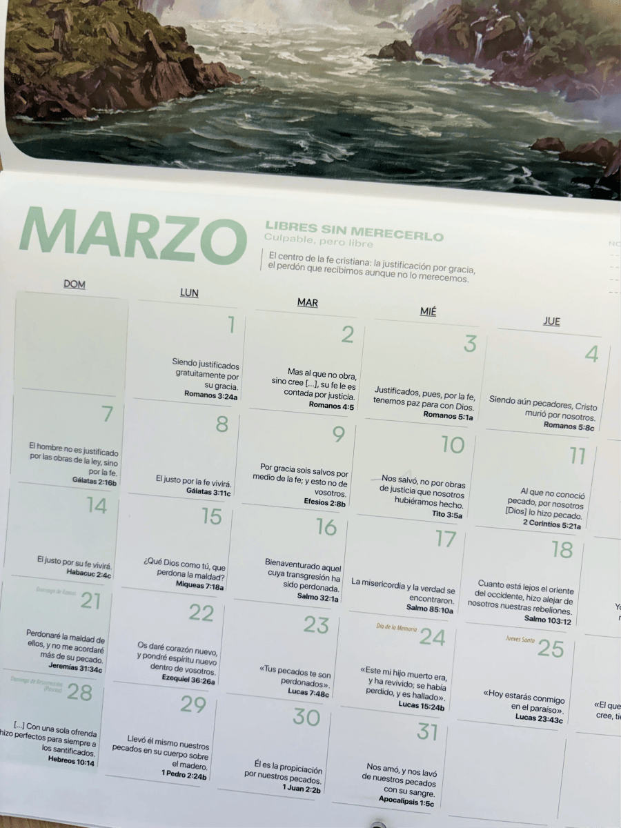 Calendario 2027 - UN AÑO DE GRACIA