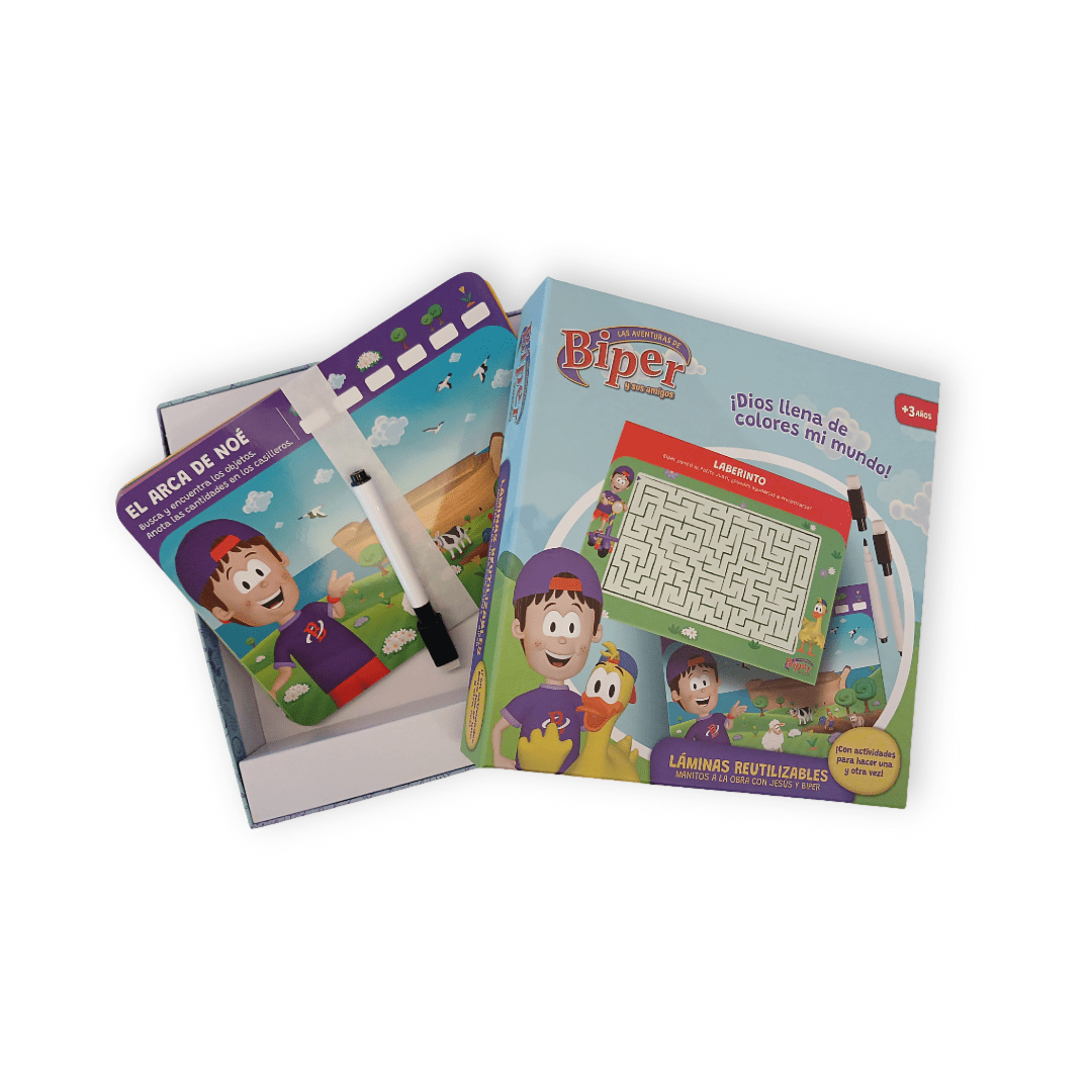 Láminas Reutilizables “Manitos a la Obra con Jesús” – Biper