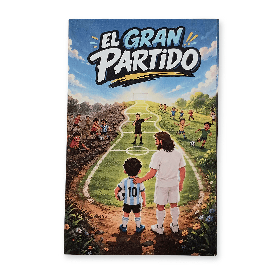 El gran partido - Folleto evangelístico para niños - pack x100