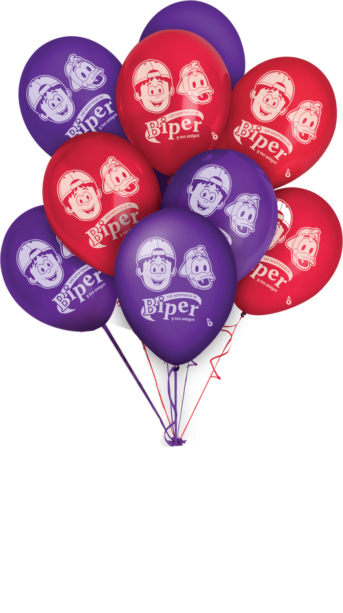 Set de Globos premiun - Biper (6 unidades)