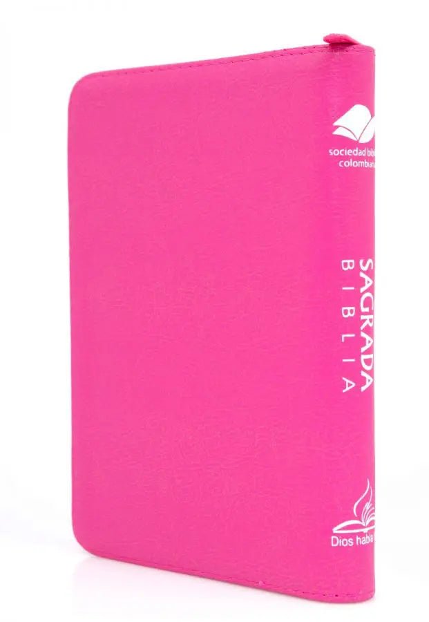 Biblia Dios Habla Hoy (con Deuterocanónicos) – 055DK – Letra 10 pts – 13,5x19,5 cm – Cierre – Fucsia