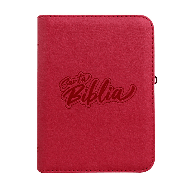 Biblia Reina Valera 1960 Concordancia Cierre Mediana Letra 9 Puntos Fucsia Qr Edición Especial