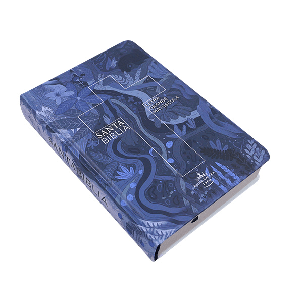Biblia Reina Valera 1960 Letra Grande PJR Mayúscula Tapa Dura Cruz