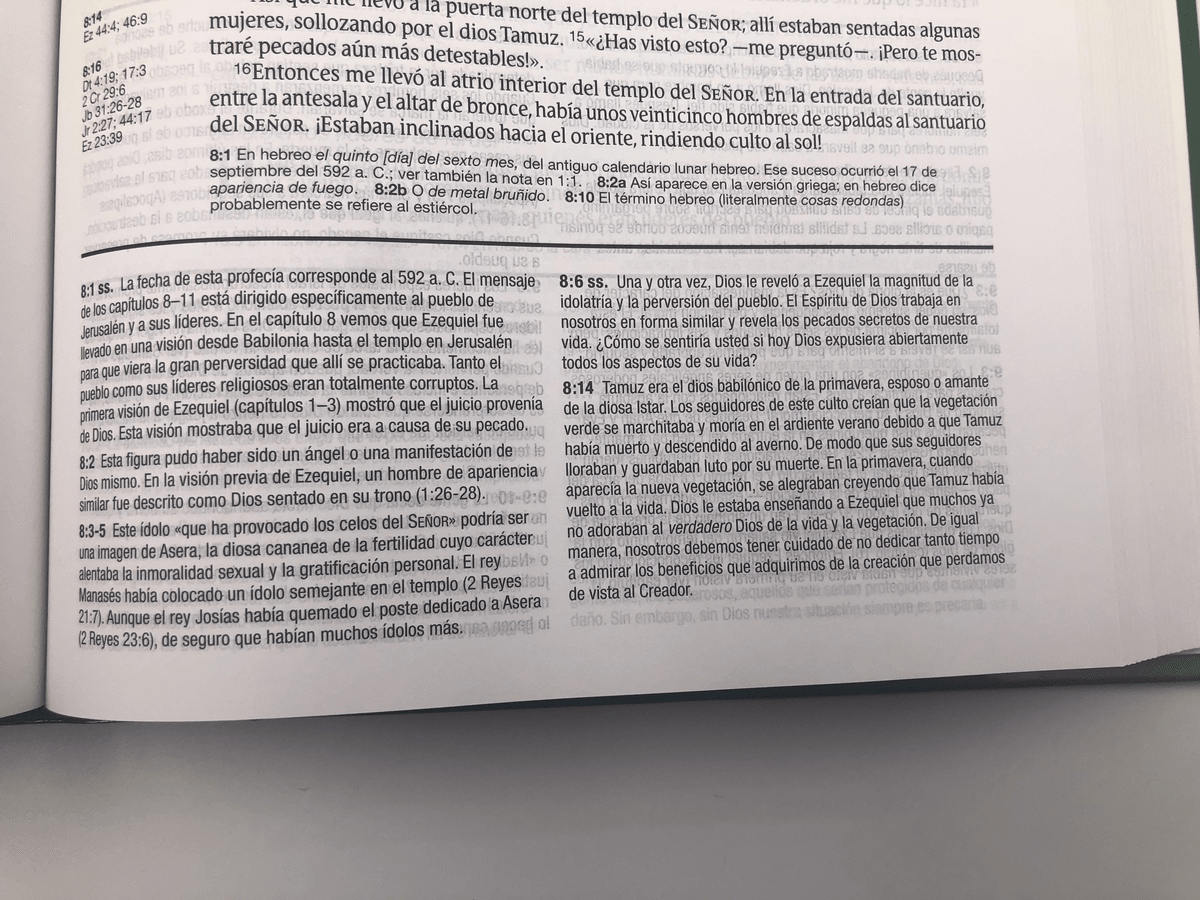 Biblia De Estudio Diario Vivir Nueva Traducción Viviente Tapa dura