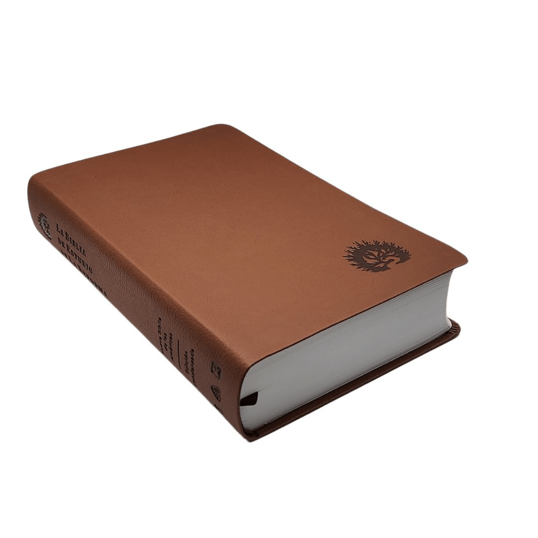 La Biblia De Estudio De La Reforma Nueva Biblia de las Amercias Edicion Condensada Simil Piel Café