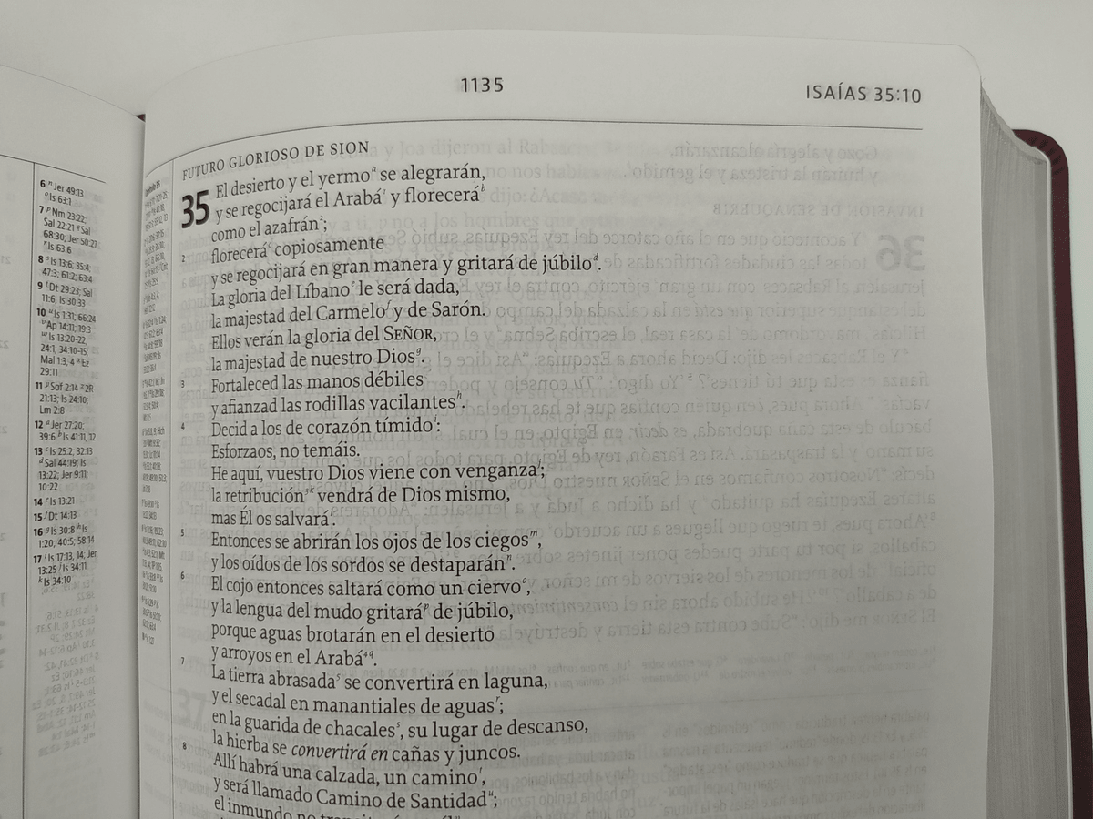 Biblia De Estudio De La Reforma LBLA Simil Piel Lila R. C. Sproul