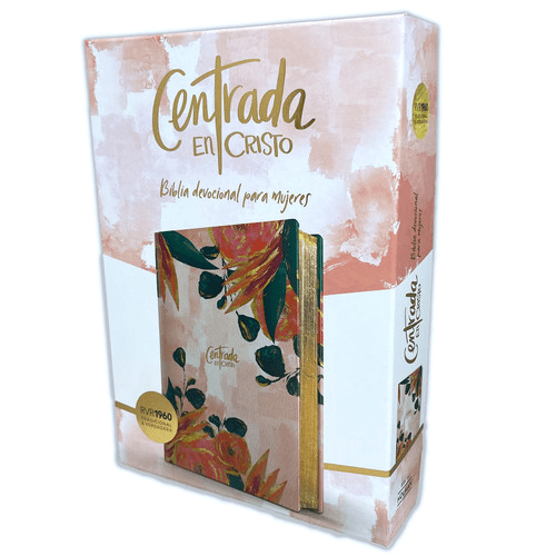 Biblia Devocional Centrada En Cristo, Tap Piel Estudio Mujer