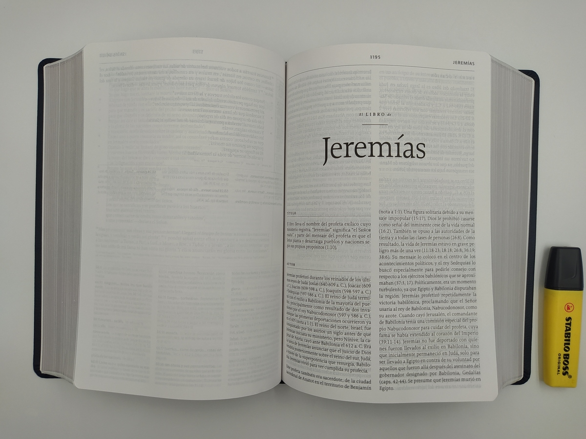 Biblia De Estudio De La Reforma Piel Azul Editor R. C. Sproul