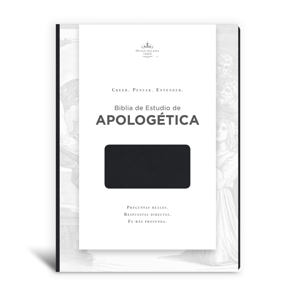 Biblia De Estudio Apologética, Tapa Imitación Piel Negra