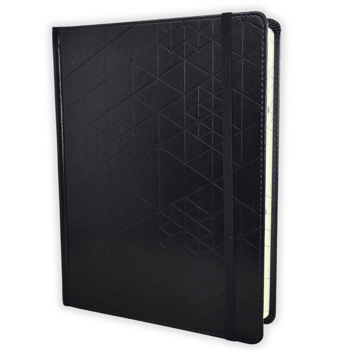 Biblia De Apuntes Color Negro Simil Piel