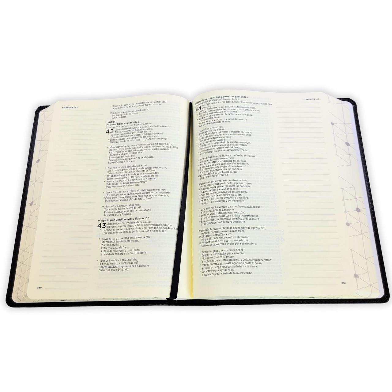 Biblia De Apuntes Color Negro Simil Piel