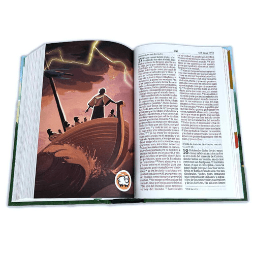 Biblia Reina Valera 1960 Para Niños Interactiva Tapa Dura