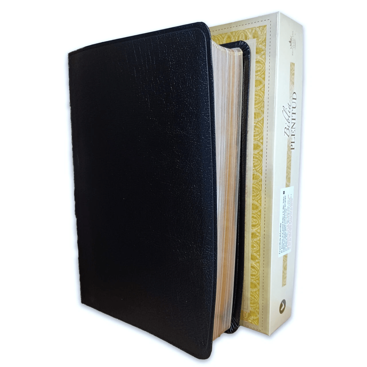 Biblia De Estudio Plenitud Tapa Negra simil piel