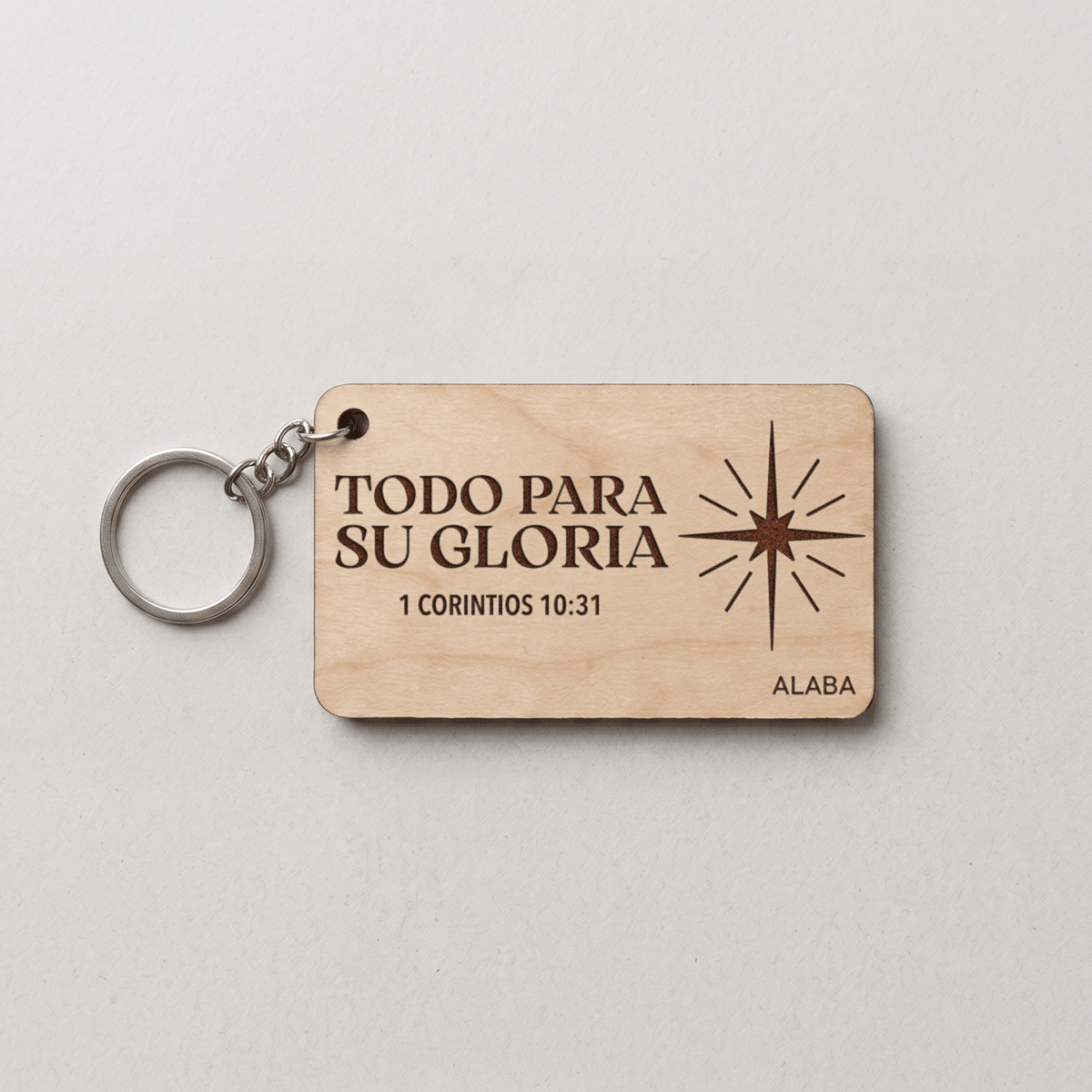 Llavero Rectangular - Todo para su gloria