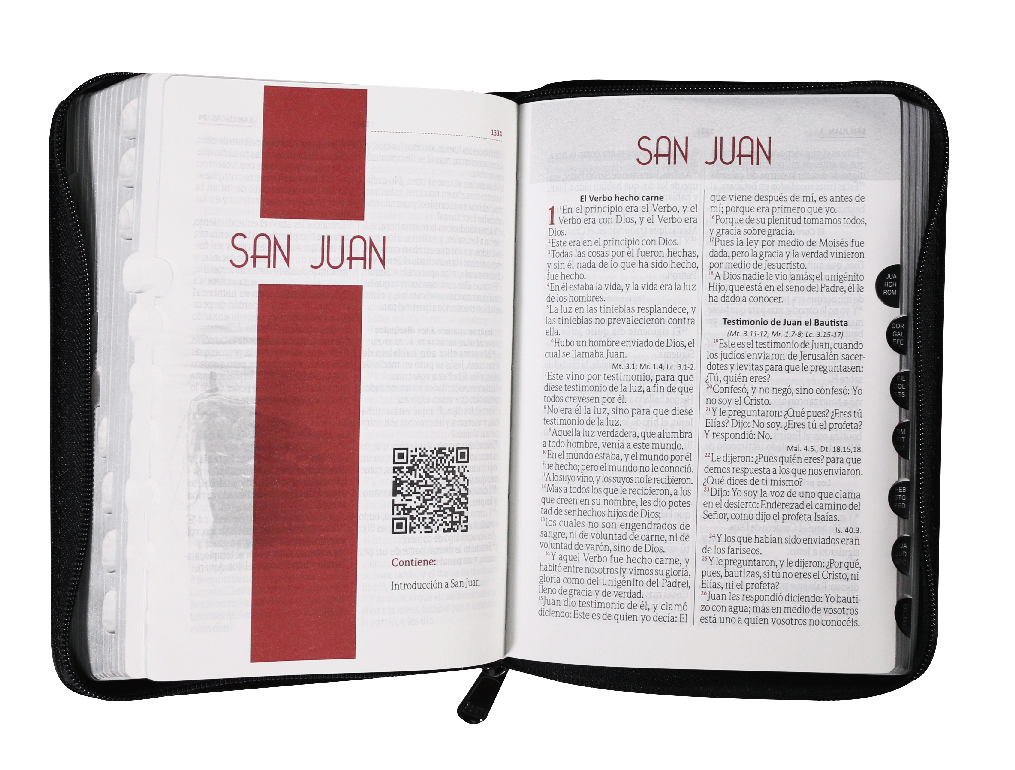 Biblia Reina Valera 1960 Concordancia Cierre Índice Negro