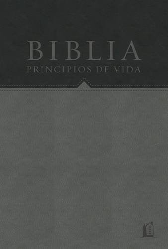 Biblia De Estudio Principios De Vida Piel Negra Gris