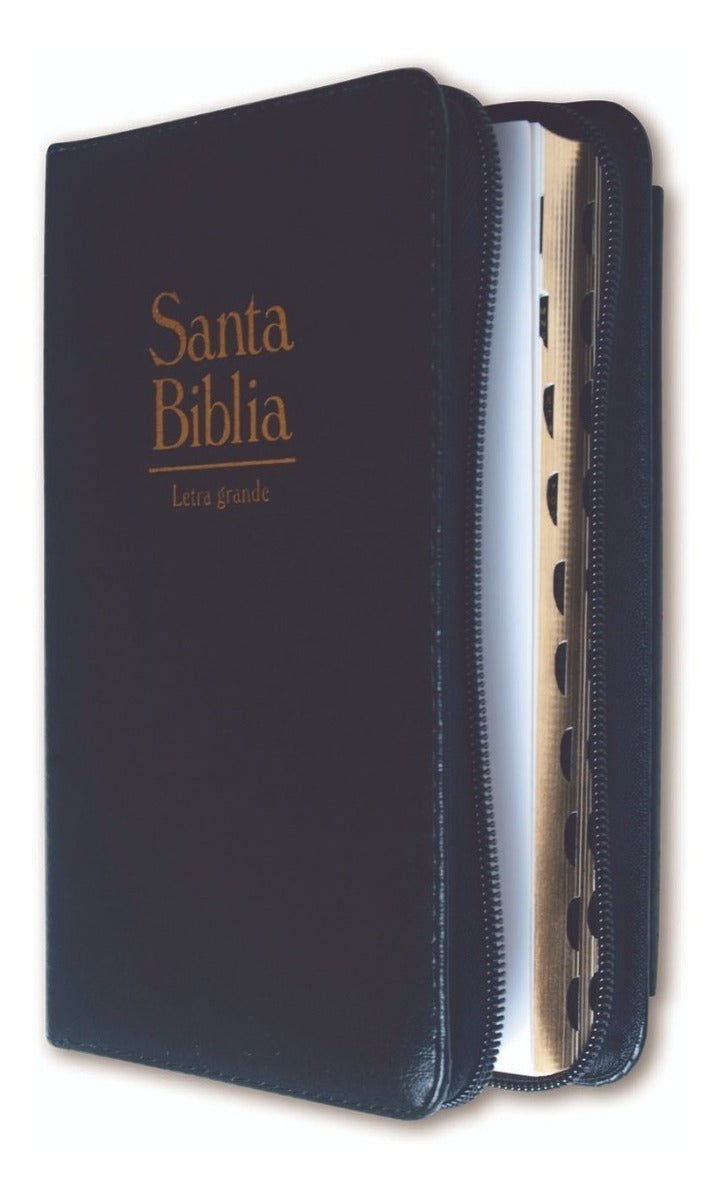 Biblia Letra Grande Negra Cierre E índice Reina Valera 1960