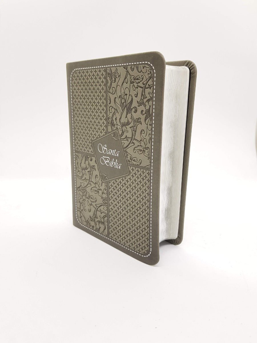 Biblia Arte Lilac Color Gris Reina Valera1960
