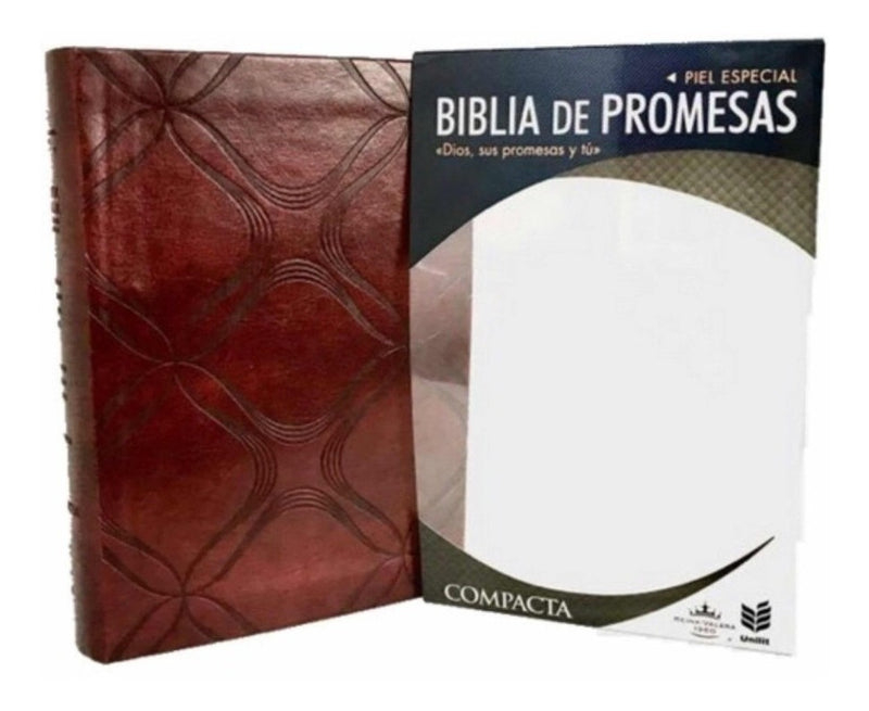 Biblia De Promesas Compacta Piel Café Reina Valera 1960