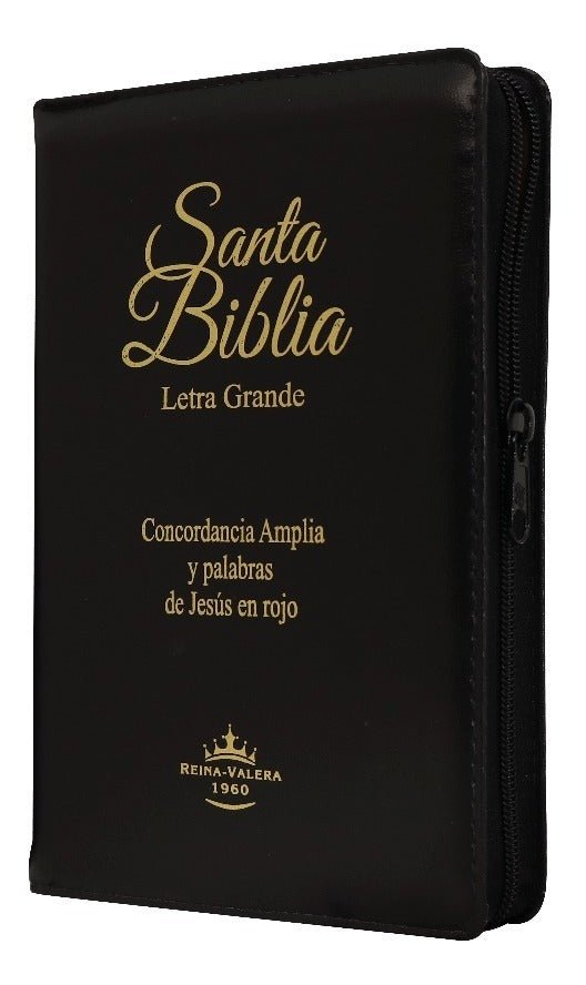 Biblia Reina Valera 1960 Letra Grande Pjr Concor Cierre Negr