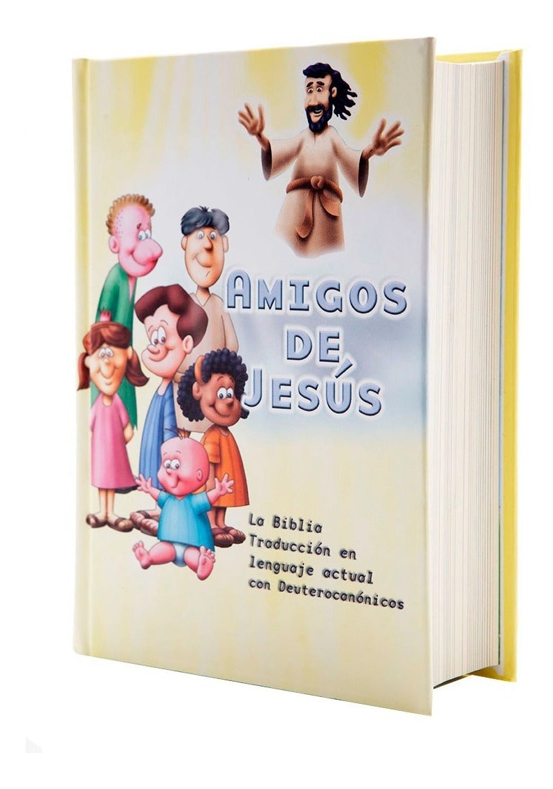 Biblia Amigos De Jesús Amarilla Niños Tla Deuterocanónicos