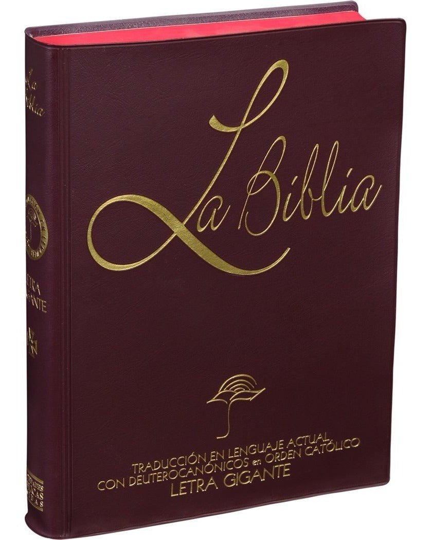 Biblia Letra Gigante Lenguaje Actual con Deuterocanónicos