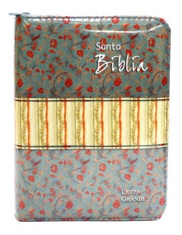 Biblia Mediana Flores Cierre Pjr Reina Valera 1960