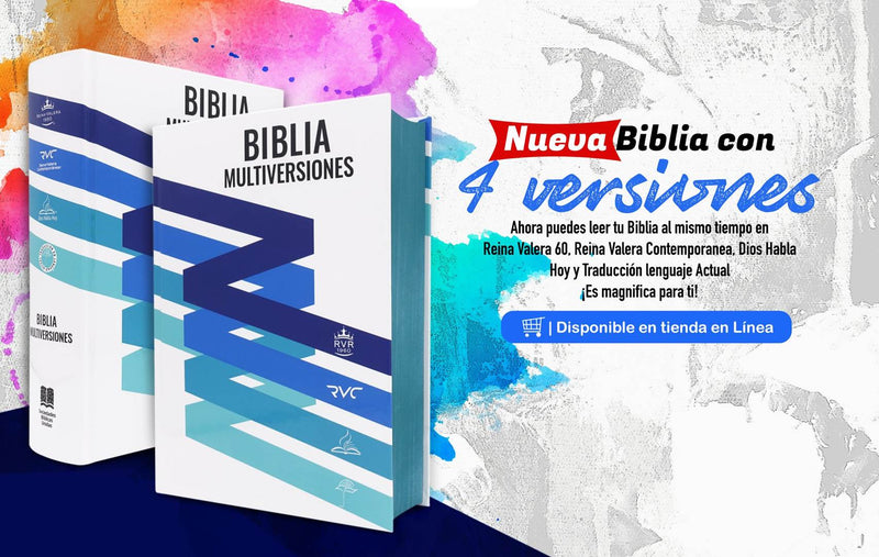 Biblia Multiversiones. Cuatro versiones en una.