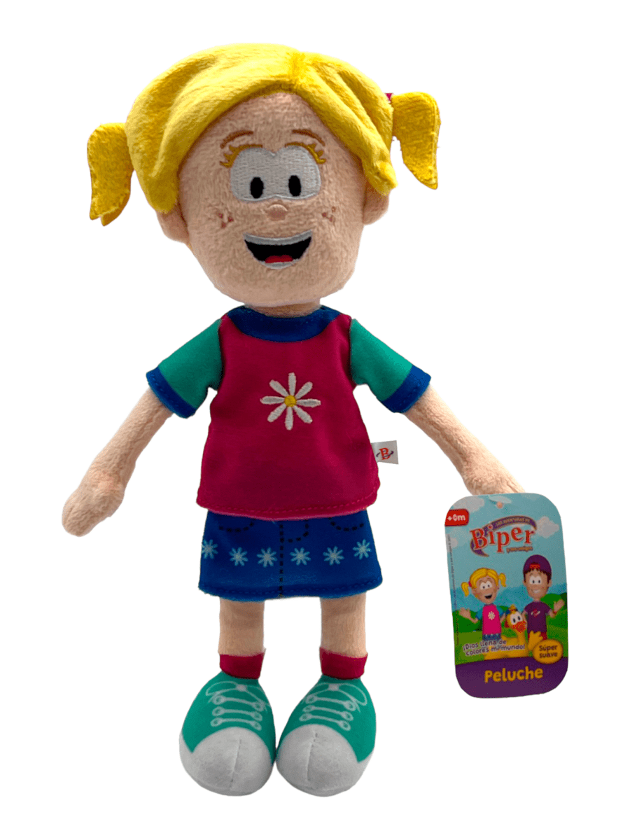 Peluche Infantil Niña Flopy- Biper
