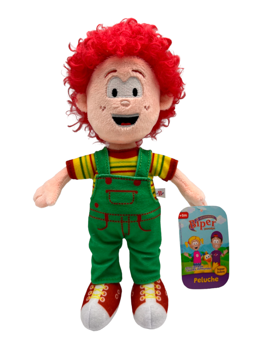 Peluche Infantil Niño Lucas - Biper