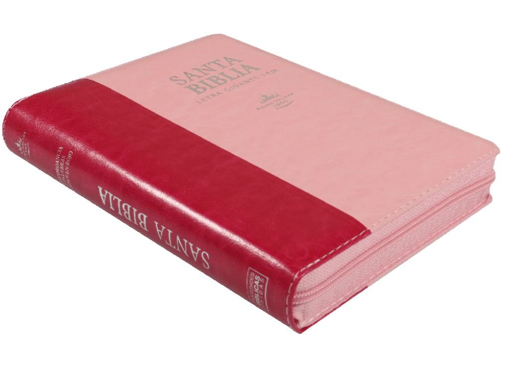 Biblia Reina Valera 1960 Letra Grande Cierre Indice Rosa