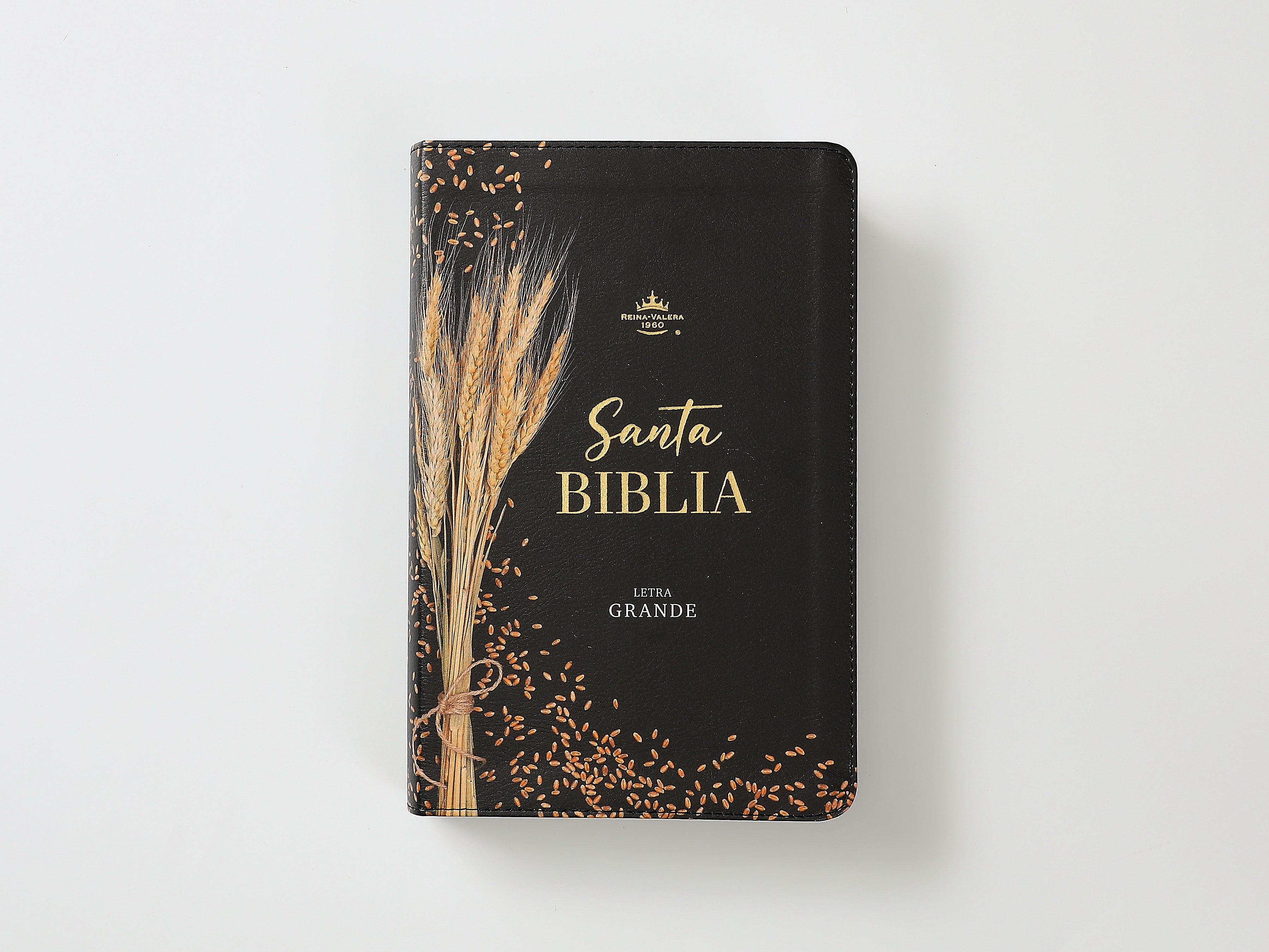 Biblia RVR60 065cti Colección Supreme Negro trigo