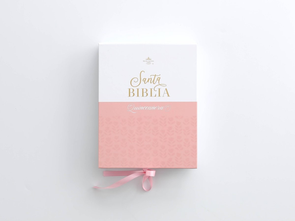 Biblia Reina Valera 1960 045Cti L 10P 11X16 Quinceañera Rosa/Blanco