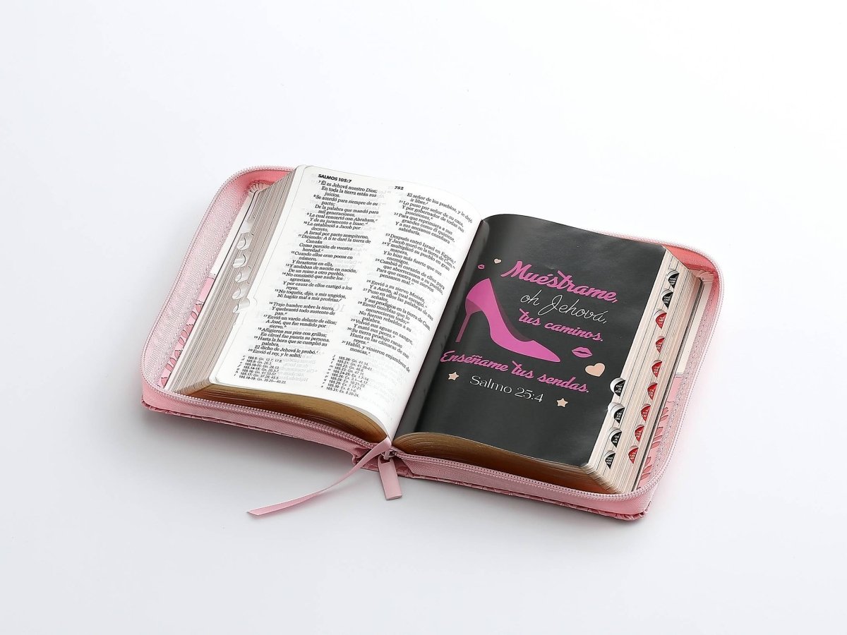 Biblia Reina Valera 1960 045Cti L 10P 11X16 Quinceañera Rosa/Blanco