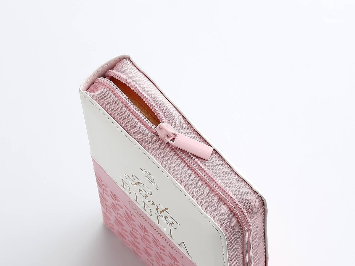 Biblia Reina Valera 1960 045Cti L 10P 11X16 Quinceañera Rosa/Blanco