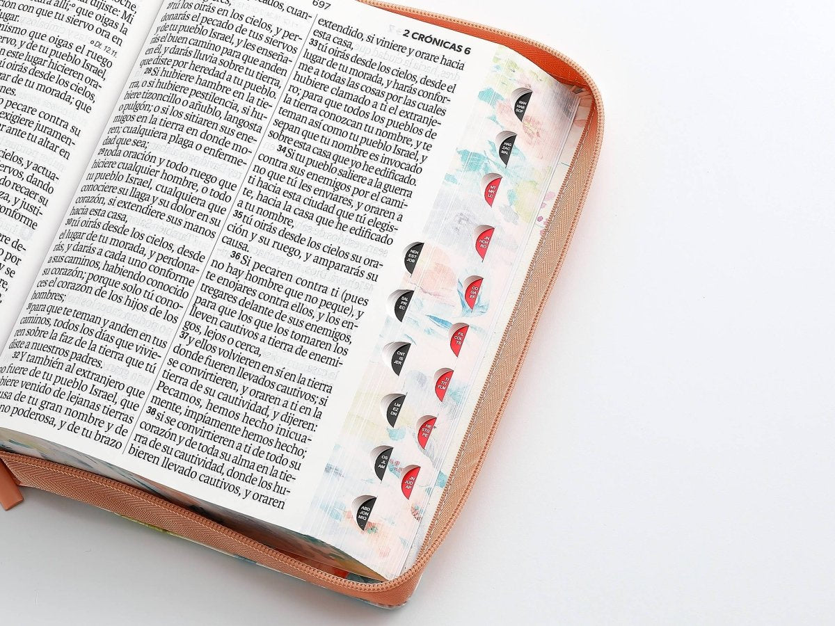 Biblia Reina Valera 1960 088Czti Lsgi 19P 16X23 Cp Jardín Coral