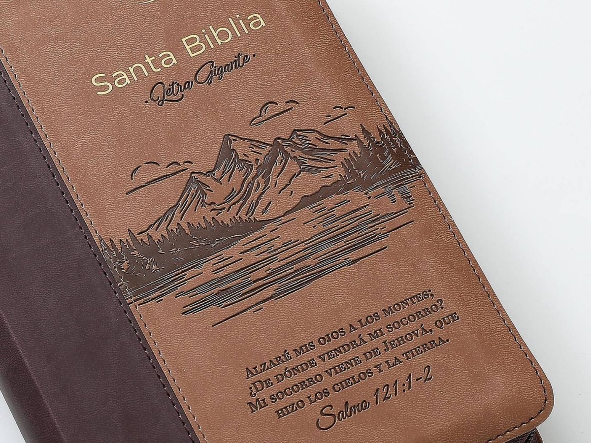 Biblia Reina Valera 1960 – 068 – Con Concordancia – Letra 14 pts – 14x21 cm – Cierre – Café – Montes