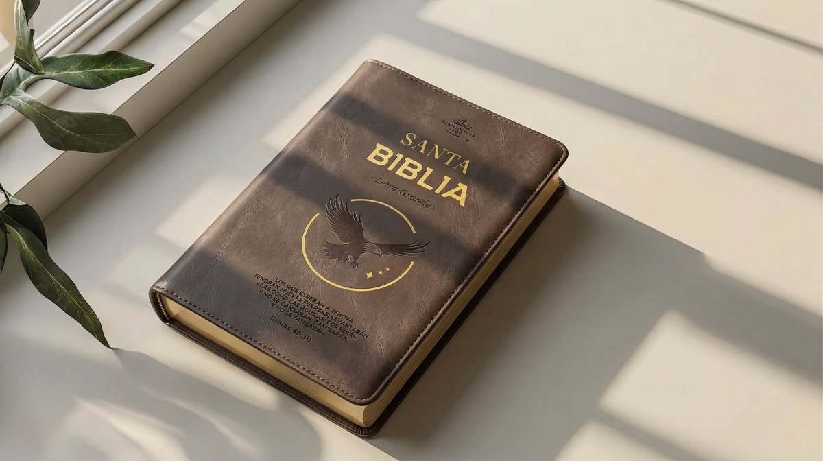 Biblia Reina Valera 1960 – 066 – Con Concordancia – Letra 11 pts – 14x22 cm – Marrón
