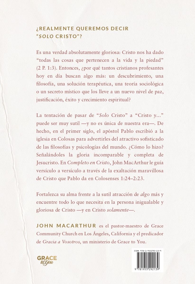 Completo En Cristo: Colosenses 1:24 - 2:23 - John Macarthur
