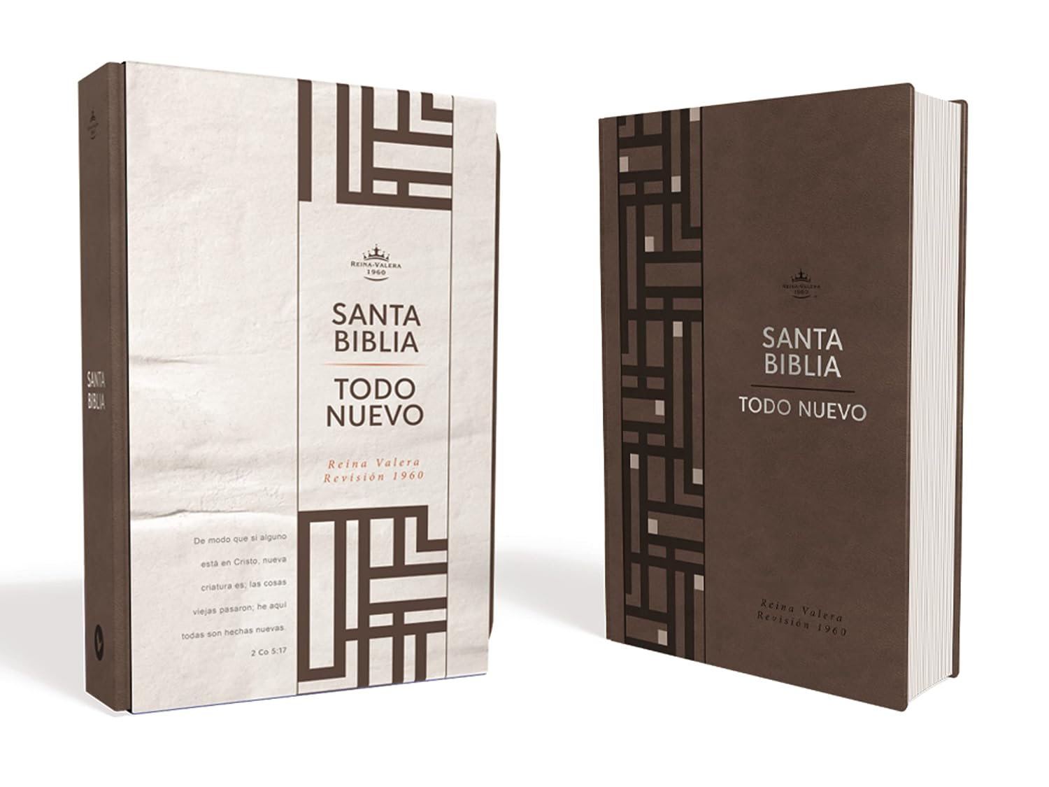 Biblia Reina Valera 1960 del Nuevo Creyente ‘Todo Nuevo’ – Tapa Imitación Piel Marrón