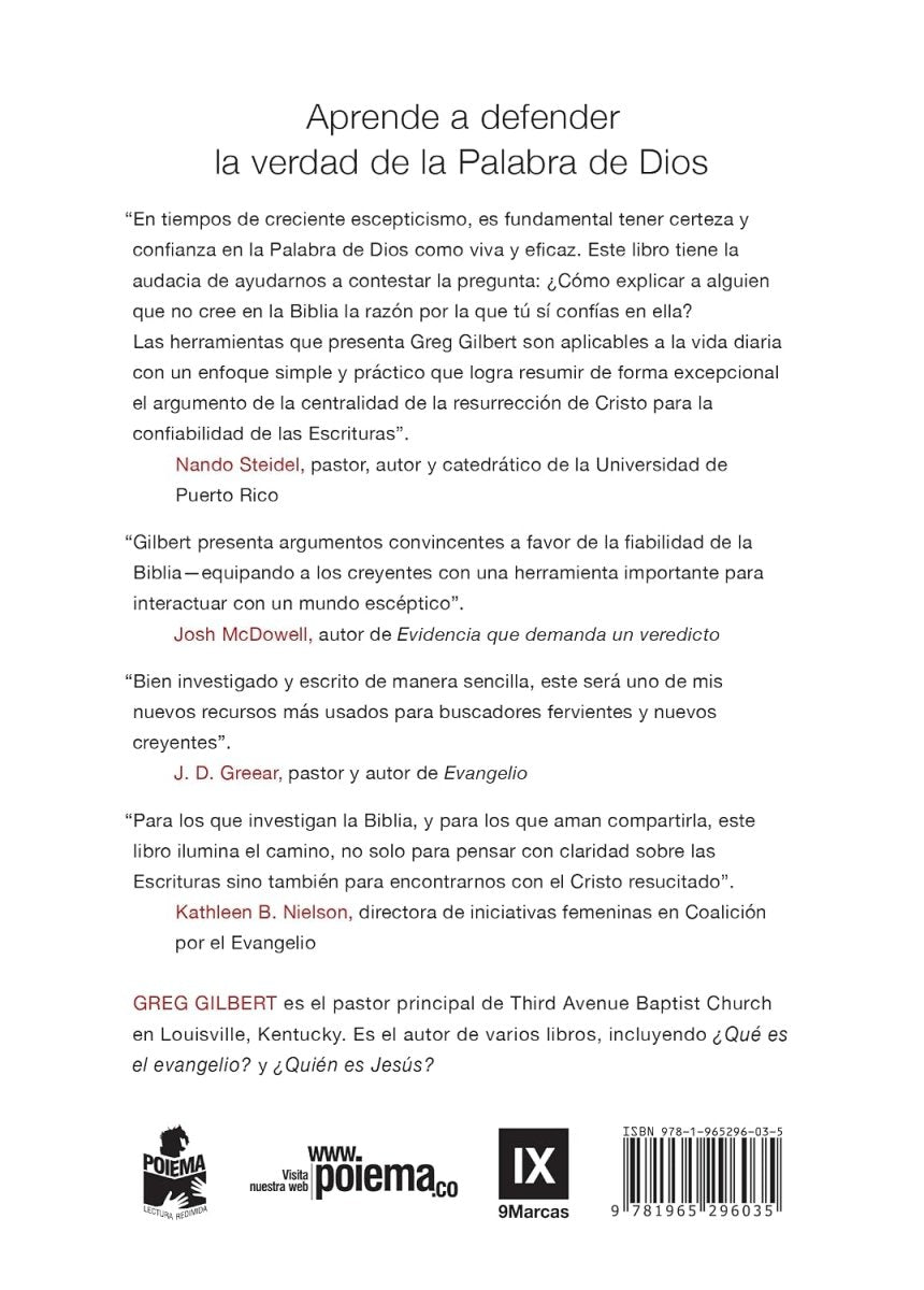 ¿Por Qué Confiar En La Biblia? - Greg Gilbert