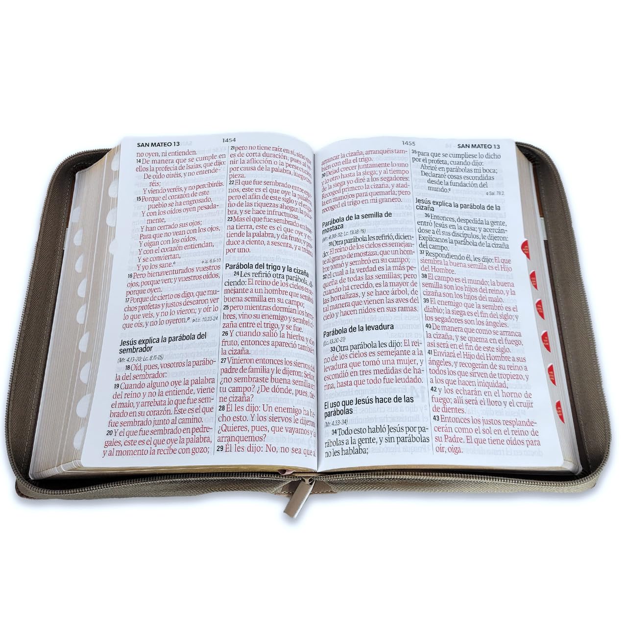 Biblia Reina Valera 1960 – 088 – Con Concordancia – Letra 19 pts – 16x23 cm – Cierre con Índice – Café