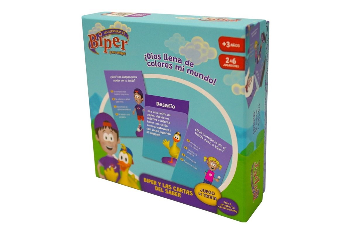 Juego de Trivia Infantil “Biper y las Cartas del Saber”