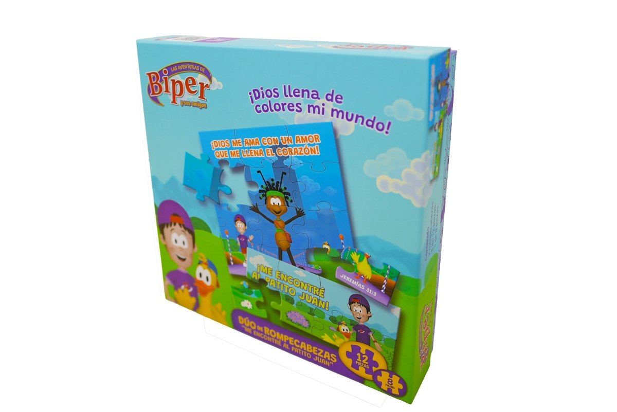 Dúo de Rompecabezas Infantil “Me Encontré al Patito Juan” – Biper