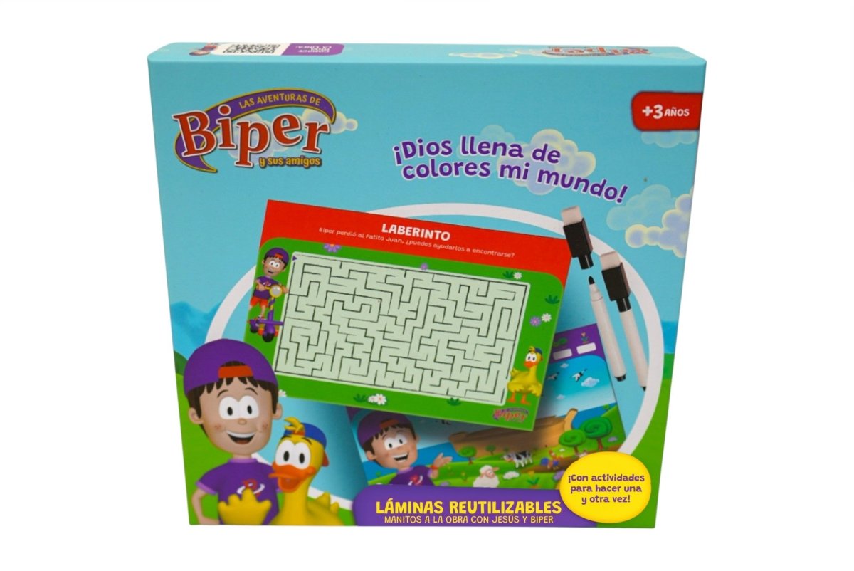 Láminas Reutilizables “Manitos a la Obra con Jesús” – Biper