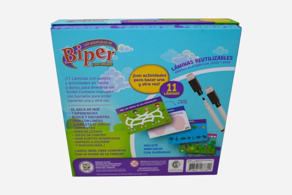 Láminas Reutilizables “Manitos a la Obra con Jesús” – Biper