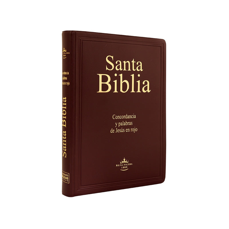 Biblia Letra Gigante Tapa Blanda Marron Reina Valera 1960
