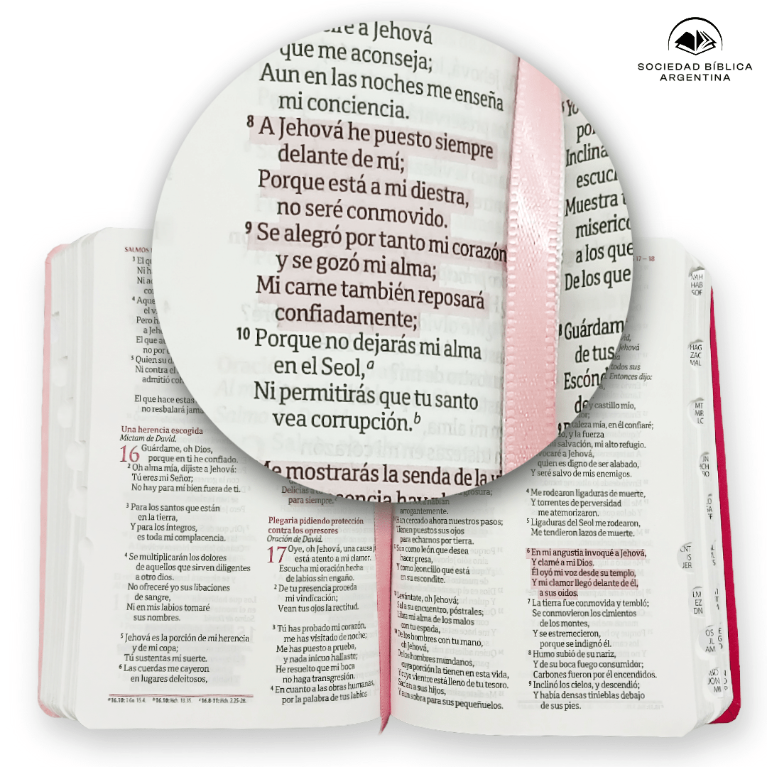 Biblia Rosa índice Fuente De Bendición Reina Valera 1960