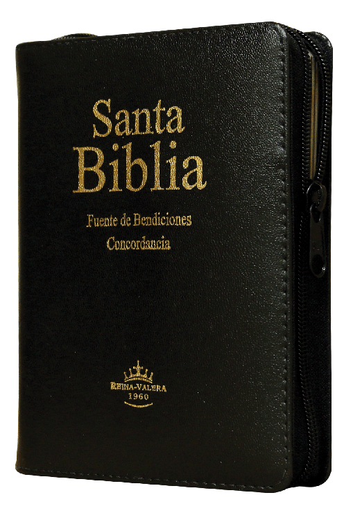 Biblia Reina Valera 1960 letra mayor concordancia Fuente de Bendición Cierre Índice