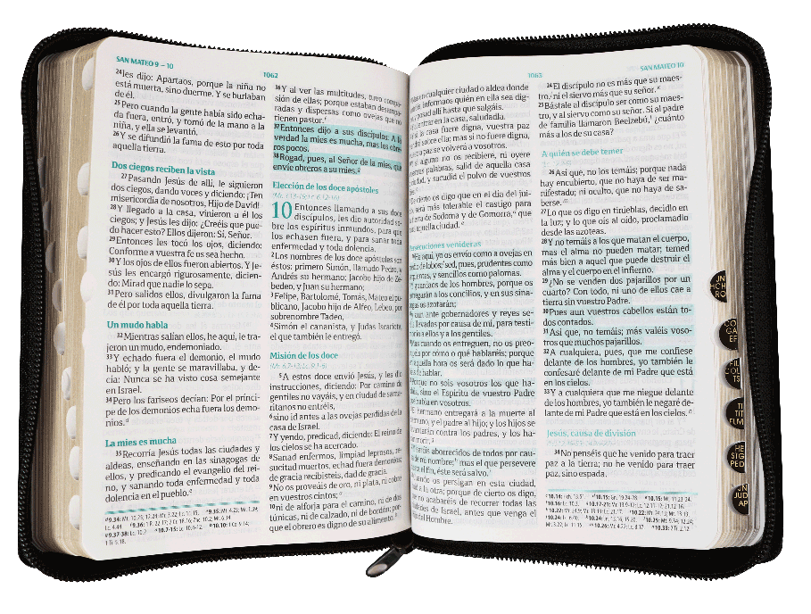 Biblia Reina Valera 1960 letra mayor concordancia Fuente de Bendición Cierre Índice